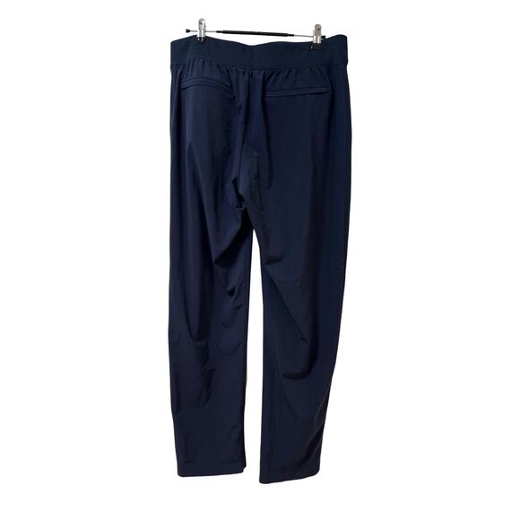 Athleta Womens Brooklyn Ankle Pants Size 12 Navy Pockets Gym Athleisure - Picture 2 of 8